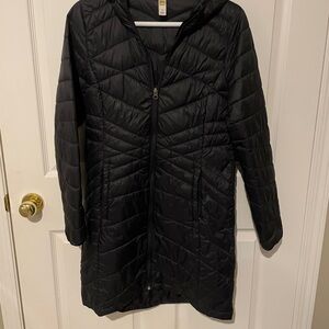 Women's Lole Black Hooded Coat